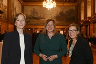 Begrüßung Schröder, Fegebank, Gümbel Begrüßung Schröder, Fegebank, Gümbel