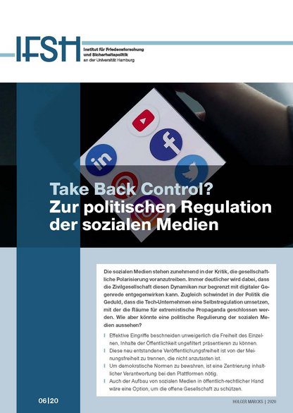 2020-08-05_Cover__IFSH_Policy_Brief_Holger_Marcks_web
